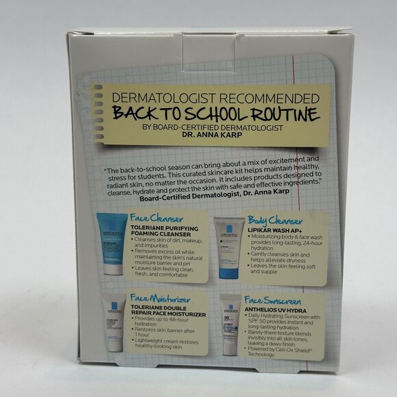 La Roche Posay Back-to-School Deluxe Sample Bundle - New In Box - Picture 3 of 5